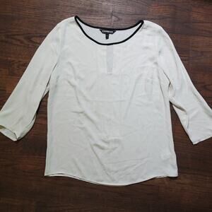 Express Chiffon Small Women's Blouse 3/4 Sleeves